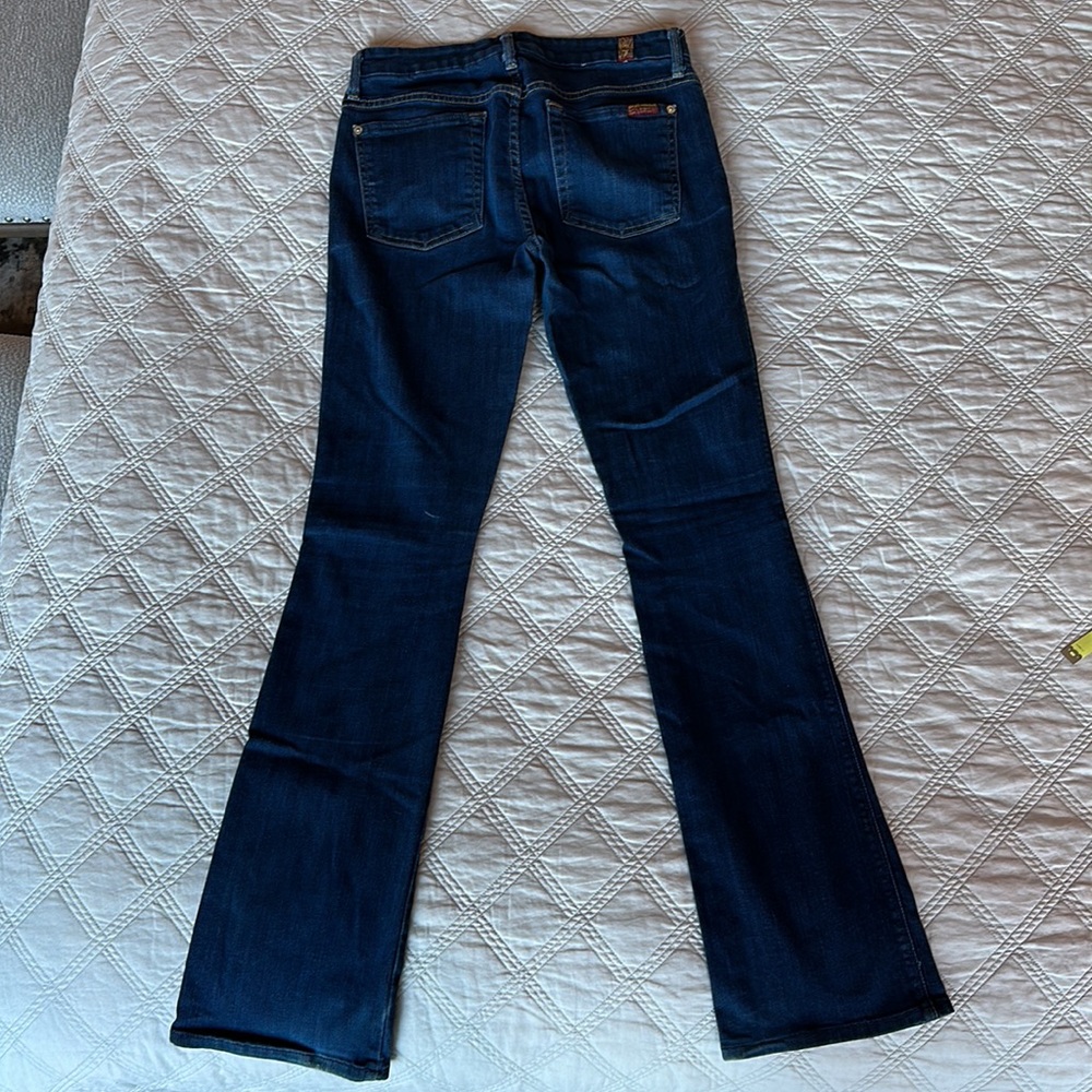 7 For All Mankind bootcut denim jeans, size 27 - Picture 5 of 16